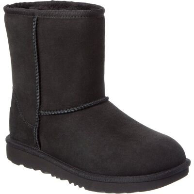 UGG Kids Classic II Suede Boot Black 3 UGG Kids Classic II Suede Boot Black 3