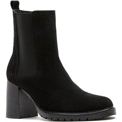 La Canadienne Lively Suede Bootie Black 9 La Canadienne Lively Suede Bootie Black 9