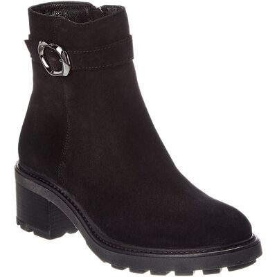 La Canadienne Avon Suede Bootie Black 9 La Canadienne Avon Suede Bootie Black 9