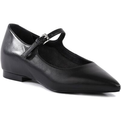 Seychelles Pardon Me Leather Flat Black 6.5 Seychelles Pardon Me Leather Flat Black 6.5