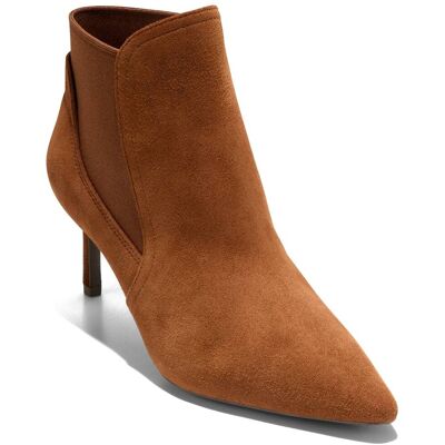 Cole Haan Go-To Jamela Suede Chelsea Bootie Brown 10 Cole Haan Go-To Jamela Suede Chelsea Bootie Brown 10