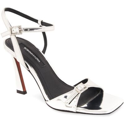BCBGMAXAZRIA Skena Leather Heeled Sandal NoColor 11 BCBGMAXAZRIA Skena Leather Heeled Sandal NoColor 11