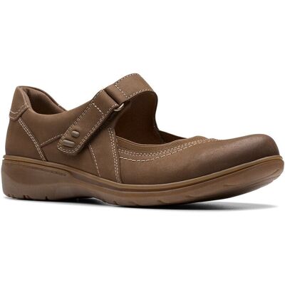 Clarks Carleigh Madi Nubuck Mary Jane Flat NoColor 7.5 Clarks Carleigh Madi Nubuck Mary Jane Flat NoColor 7.5