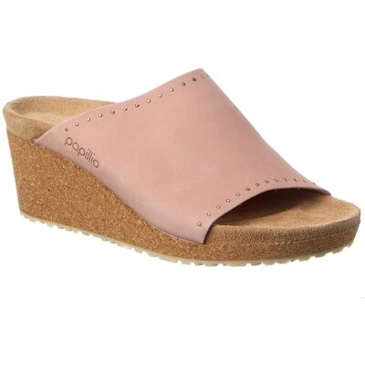 Papillio by Birkenstock Namica Narrow Leather Wedge Sandal Pink 41 Papillio by Birkenstock Namica Narrow Leather Wedge Sandal Pink 41