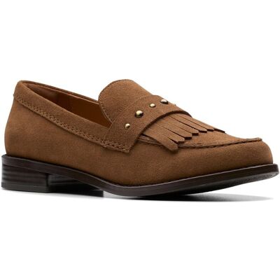 Clarks Hana Loafer Suede Loafer NoColor 7 Clarks Hana Loafer Suede Loafer NoColor 7