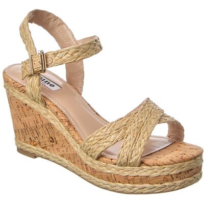 Dune London Kelisa Wedge Sandal Beige 40 Dune London Kelisa Wedge Sandal Beige 40