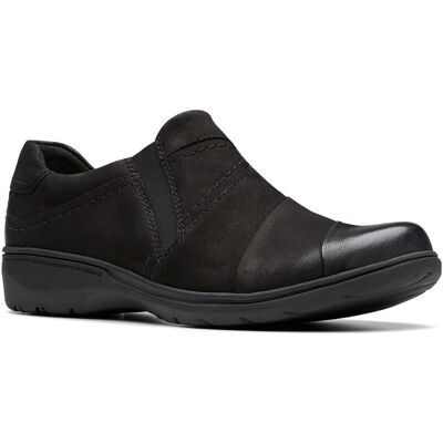 Clarks Carleigh Abby Nubuck Loafer NoColor 7.5 Clarks Carleigh Abby Nubuck Loafer NoColor 7.5