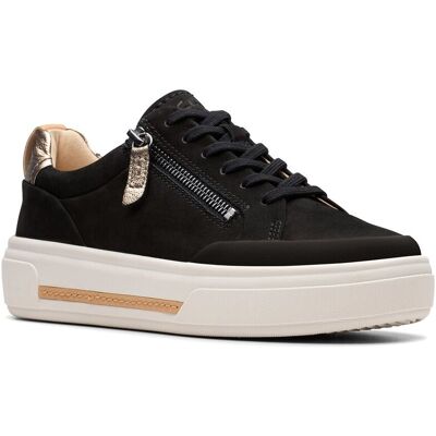 Clarks Hollyhock Zip Nubuck Sneaker NoColor 7 Clarks Hollyhock Zip Nubuck Sneaker NoColor 7