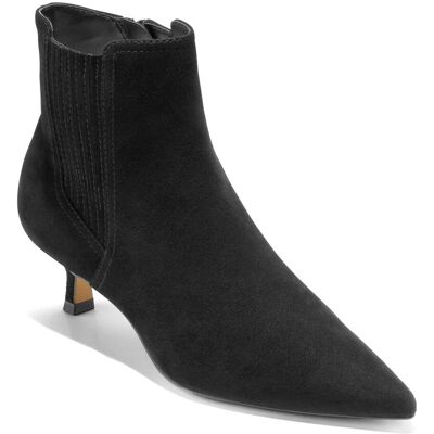 Cole Haan Marcy Chelsea Suede Bootie Black 9 Cole Haan Marcy Chelsea Suede Bootie Black 9