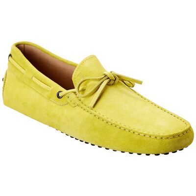 TOD's TODs Gommino Suede Loafer Yellow 6 TOD's TODs Gommino Suede Loafer Yellow 6