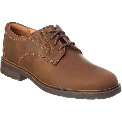 Clarks Un Shire Leather Oxford Brown 13 Clarks Un Shire Leather Oxford Brown 13