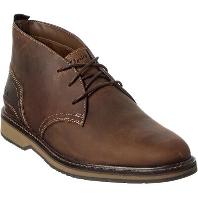 Clarks Monahan Leather Chukka Boot Brown 11 Clarks Monahan Leather Chukka Boot Brown 11