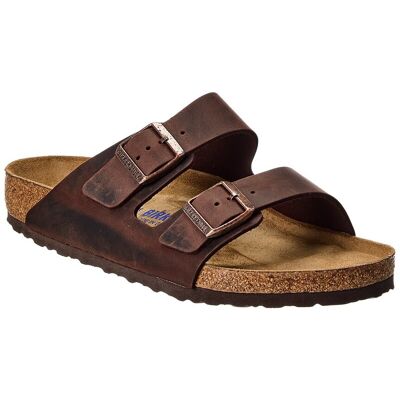 Birkenstock Arizona BS Leather Sandal Brown 45 Birkenstock Arizona BS Leather Sandal Brown 45