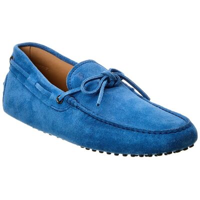 TOD's TODs New Gommini Suede Loafer Blue 6.5 TOD's TODs New Gommini Suede Loafer Blue 6.5