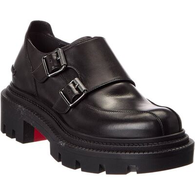 Christian Louboutin Antonina College Leather Loafer Black 36 Christian Louboutin Antonina College Leather Loafer Black 36