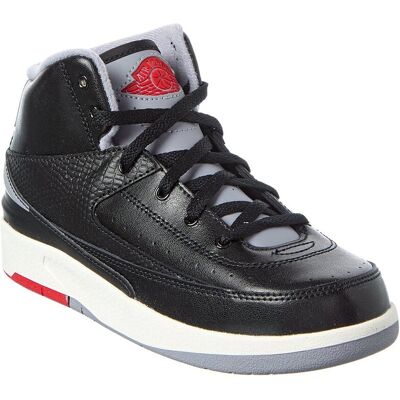 Nike Jordan 2 Retro Leather Sneaker Black 2 Nike Jordan 2 Retro Leather Sneaker Black 2