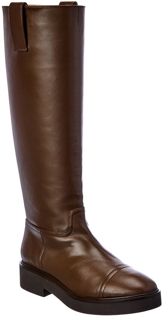 Stuart Weitzman Henley Leather Knee-High Boot Brown 7.5