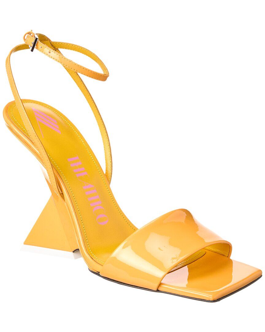 The Attico Ankle Strap Patent Sandal Orange 36.5