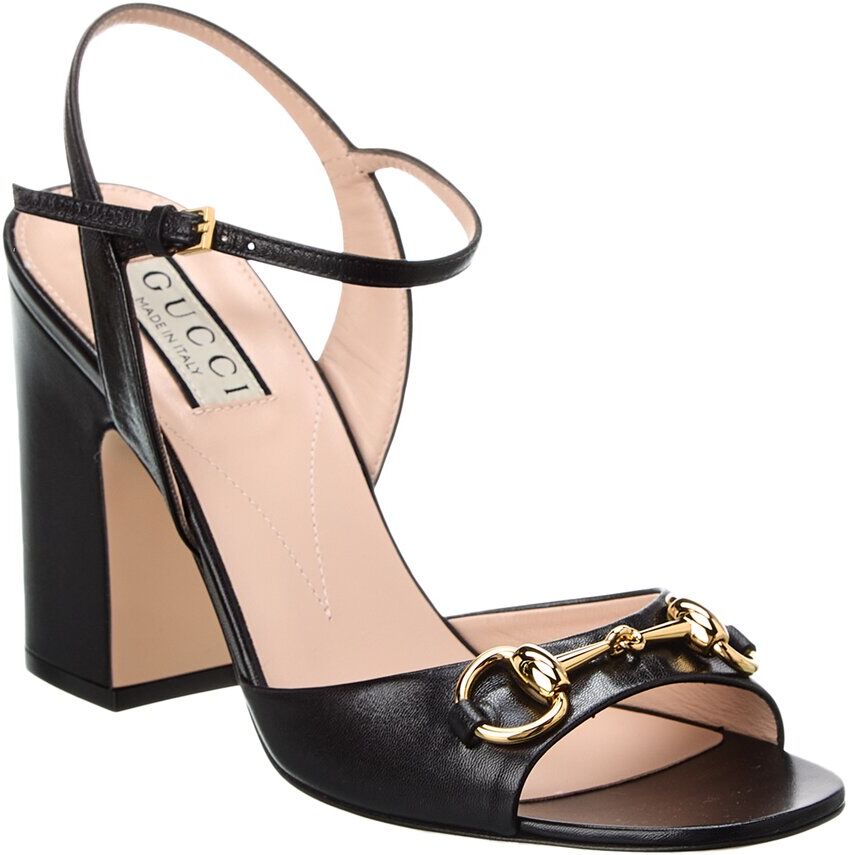 Gucci Horsebit Leather Sandal NoColor 38.5