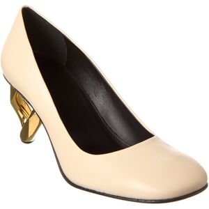 JW Anderson Chain Link Leather Pump White 37