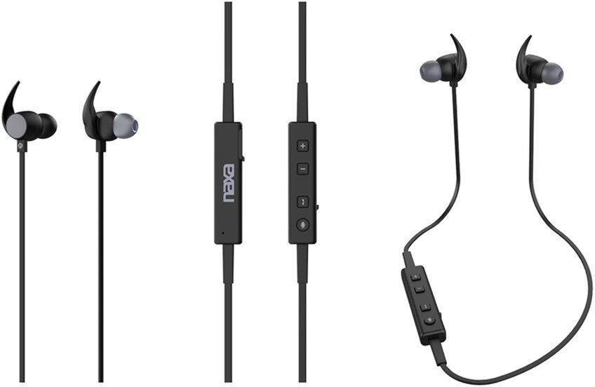 Naxa Bluetooth Isolation Earphones With Alexa Voice Control Black NoSize