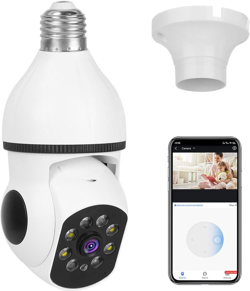 Fresh Fab Finds WIFI Bulb Security Camera NoColor NoSize