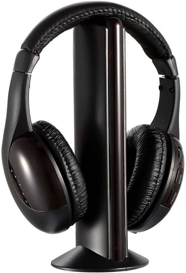 Fresh Fab Finds Wireless Headphones with Mic & Over Ear Headsets Black NoSize