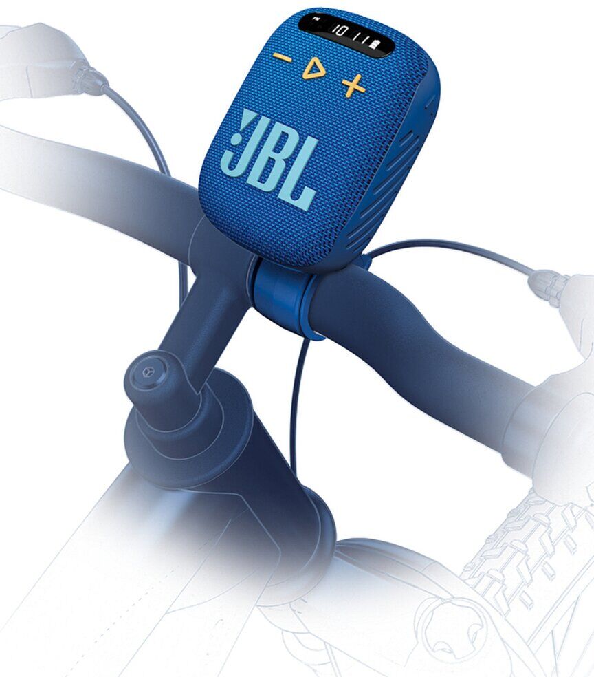 JBL Wind3 Portable Bluetooth Speaker for Cycles Blue NoSize