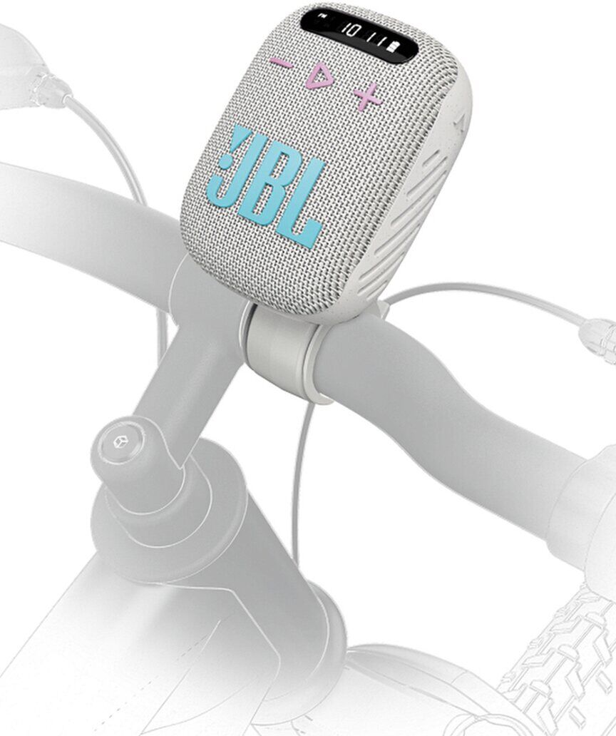 JBL Wind3 Portable Bluetooth Speaker for Cycles Gray NoSize