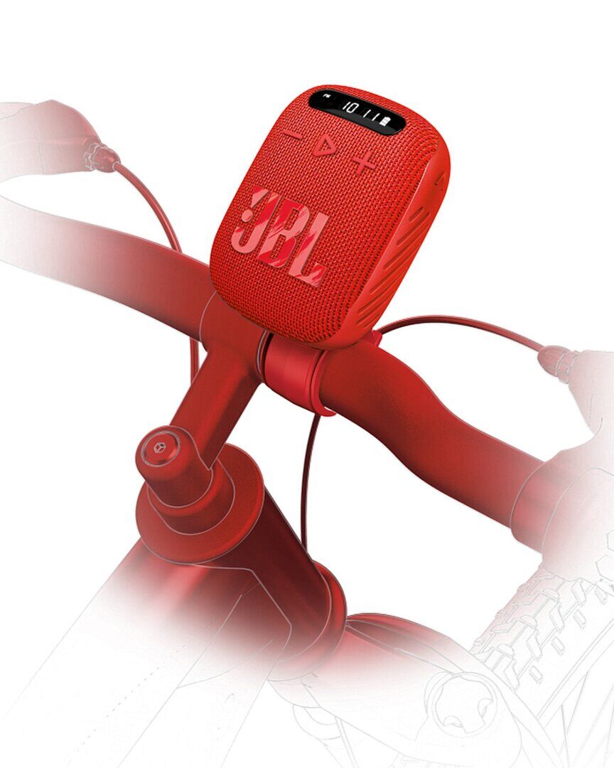 JBL Wind3 Portable Bluetooth Speaker for Cycles Red NoSize