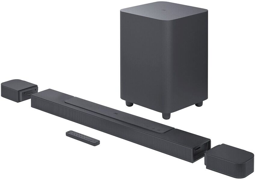 JBL Bar 700 5.1-Channel Soundbar With Detachable Speaker Black NoSize