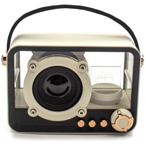 ZTECH Transparent Wireless Bluetooth Speaker with RGB Lighting & TF Card NoColor NoSize