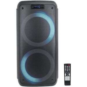 Norcent Dual 6.5in Portable Party Bluetooth Speaker Black NoSize