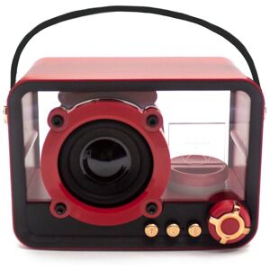 ZTECH Transparent Wireless Bluetooth Speaker with RGB Lighting & TF Card NoColor NoSize