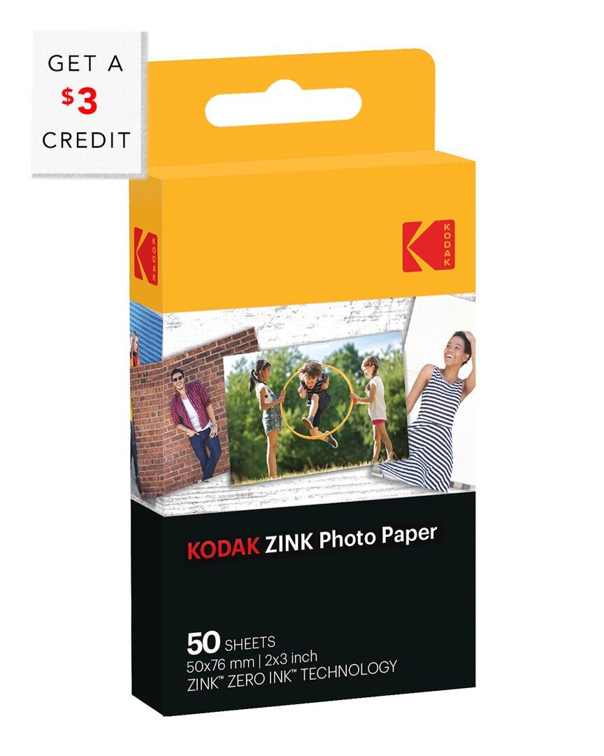 Kodak ZINK Photo Paper (50 Sheets) with $3 Credit NoColor NoSize