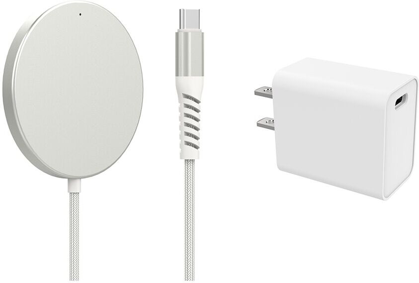 Posh Tech Magnetic Wireless Charging For Iphone 12/13 Series With Type-C Power Adapter White NoSize