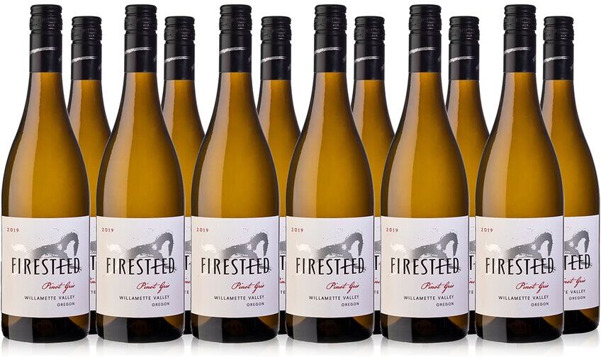 Vintage Wine Estates Firesteed 2019 Pinot Gris: 6 or 12 Bottles NoColor 6 pack