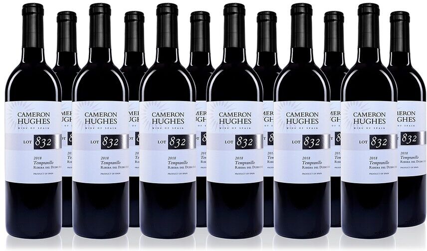 Vintage Wine Estates Cameron Hughes Lot 832 2018 Ribera Del Duero Tempranillo: 6 or 12 Bottles NoColor 6 pack