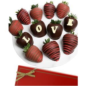 Chocolate Covered Company 12pc Love Belgian Chocolate Strawberry NoColor NoSize