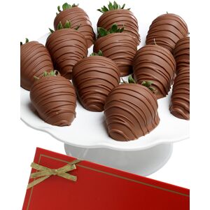 Chocolate Covered Company 12pc All Milk Belgian Chocolate Classic Strawberries NoColor NoSize