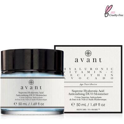 Avant Skincare 50ml Supreme Hyaluronic Acid Anti-oxidizing DUO Moisture NoColor NoSize Avant Skincare 50ml Supreme Hyaluronic Acid Anti-oxidizing DUO Moisture NoColor NoSize