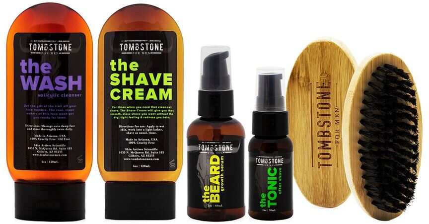 Tombstone for Men The Man of Honor Beard Care Kit - The Wash, The Shave Cream, The Beard, The Tonic, & The Beard Brush NoColor NoSize