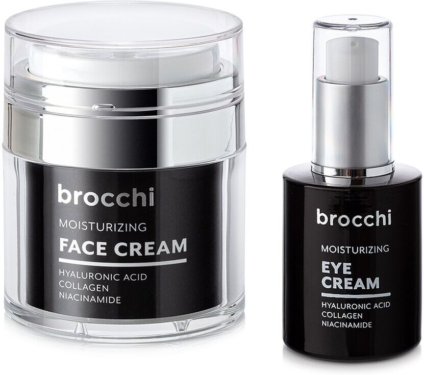 Sebastian Brocchi Men's Hyaluronic Acid Face & Eye Cream 2pc Set NoColor NoSize