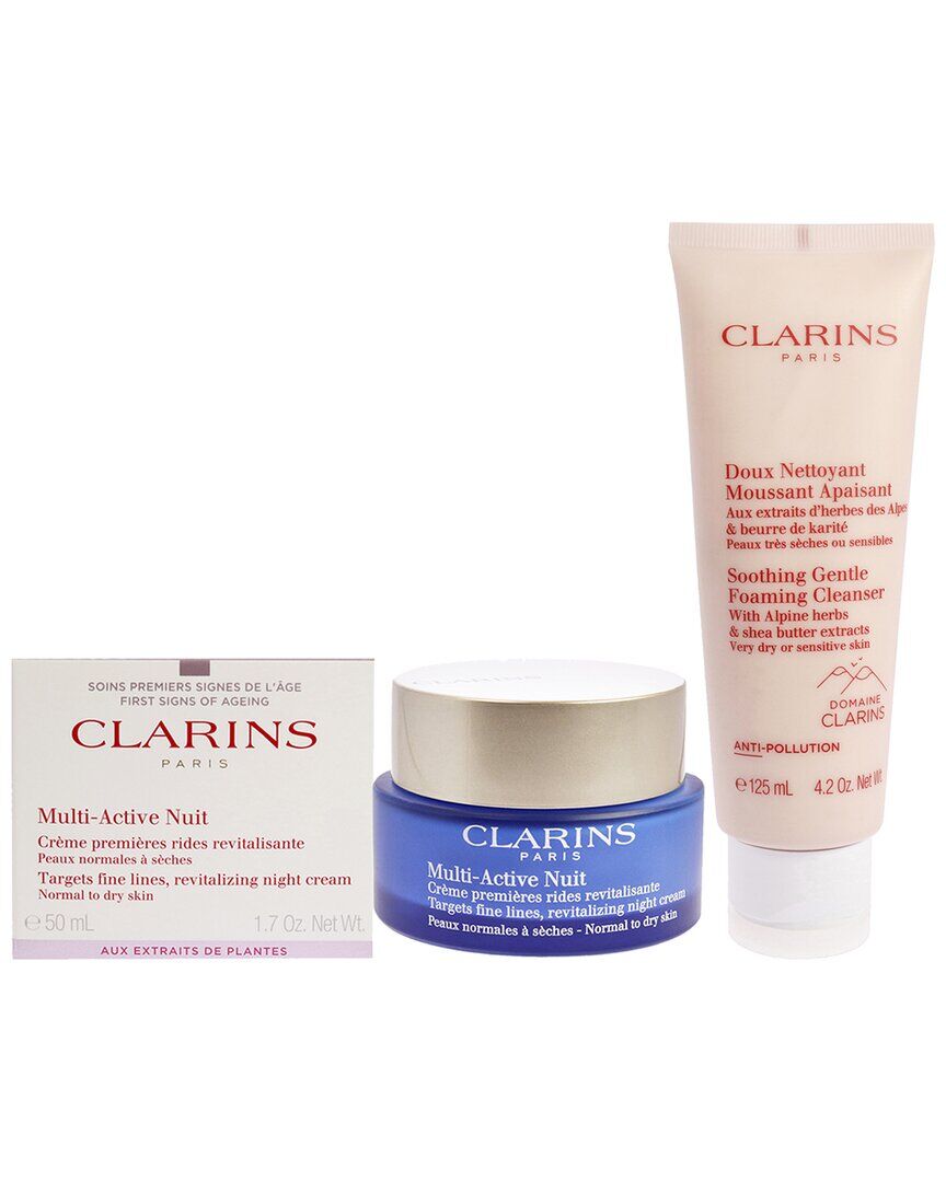 Clarins Unisex Multi-Active Night Cream - Normal to Dry Skin Kit NoColor NoSize