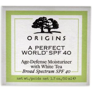 Origins 1.7oz A Perfect World Age-Defense Moisturizer with White Tea SPF 40 NoColor NoSize