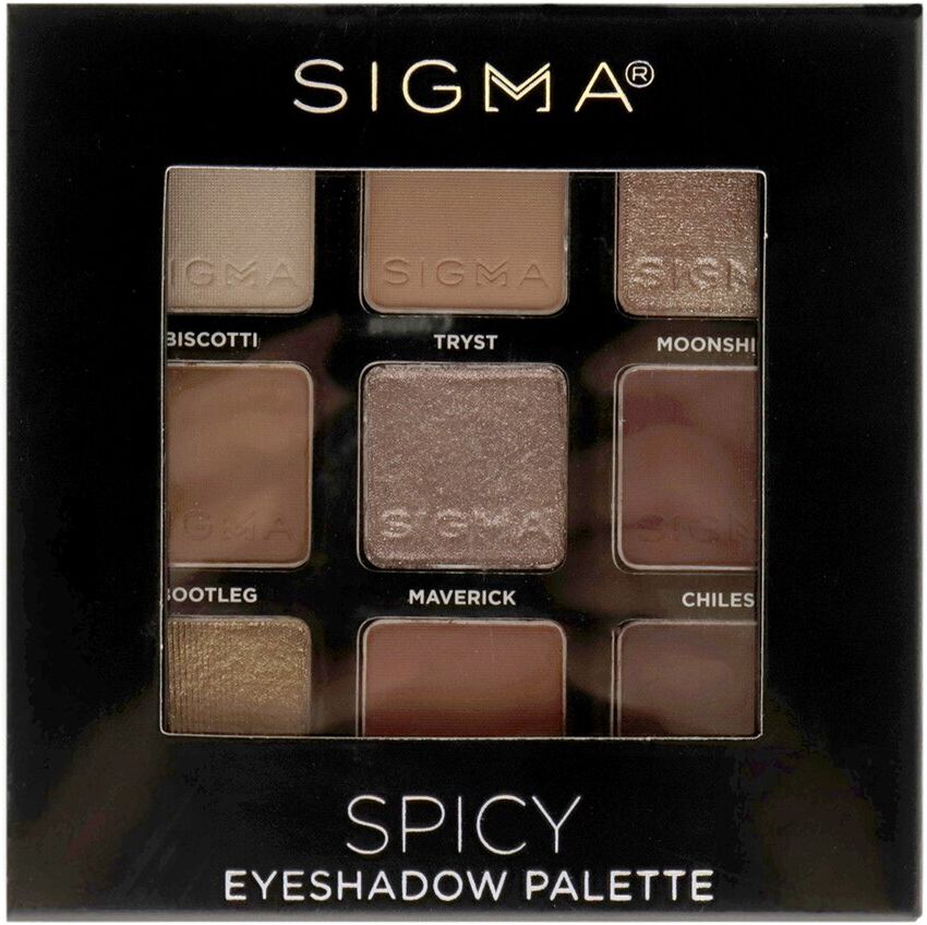 Sigma Beauty Women's 0.32oz Spicy Eyeshadow Palette NoColor NoSize