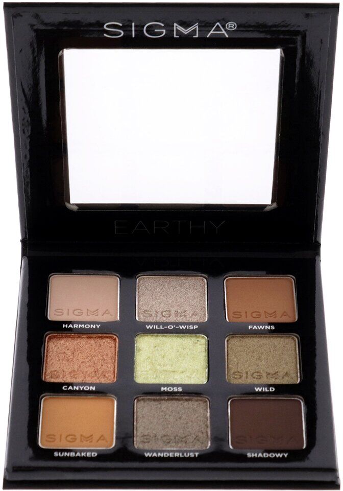 Sigma Beauty Women's 0.032oz Earthy Eyeshadow Palette NoColor NoSize