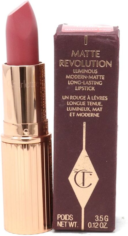 Charlotte Tilbury Women's 0.12oz Gracefully Pink Hot Lips Matte Revolution NoColor NoSize