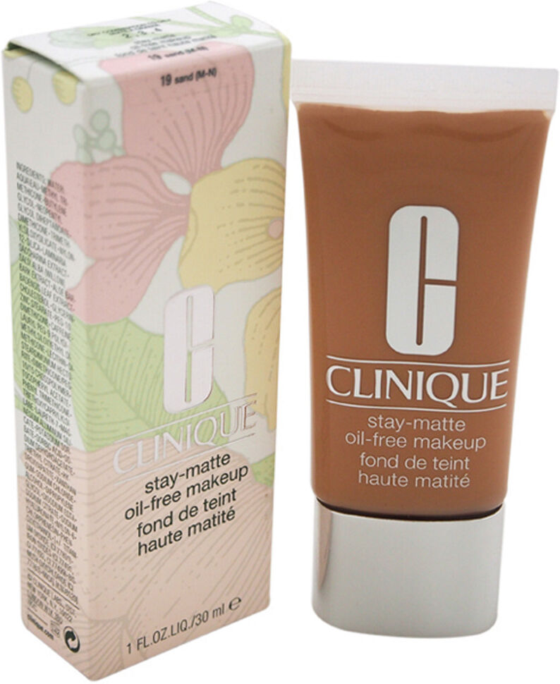 Clinique Stay-Matte Oil-Free Makeup - # 19 Sand Combination To Oily 1oz Makeup NoColor NoSize