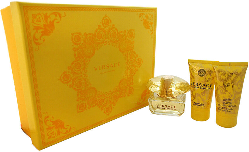 Women's 3pc Versace Yellow Diamond Fragrance Set NoColor NoSize